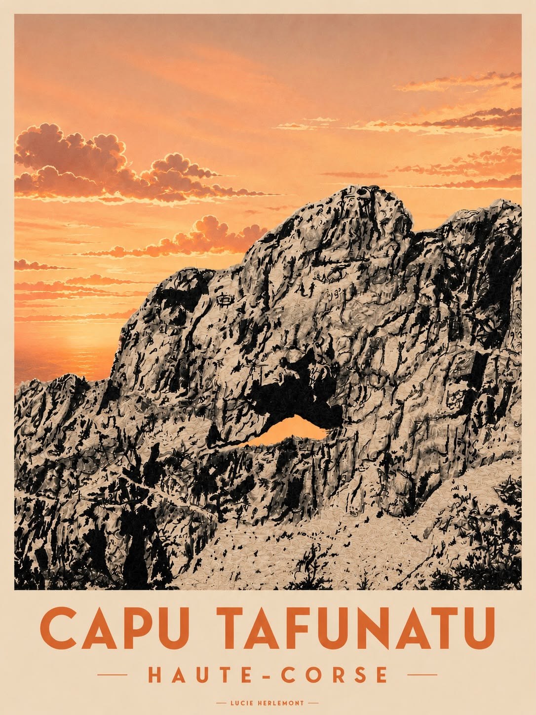 Affiche — Capu Tafunatu, édition Voyage