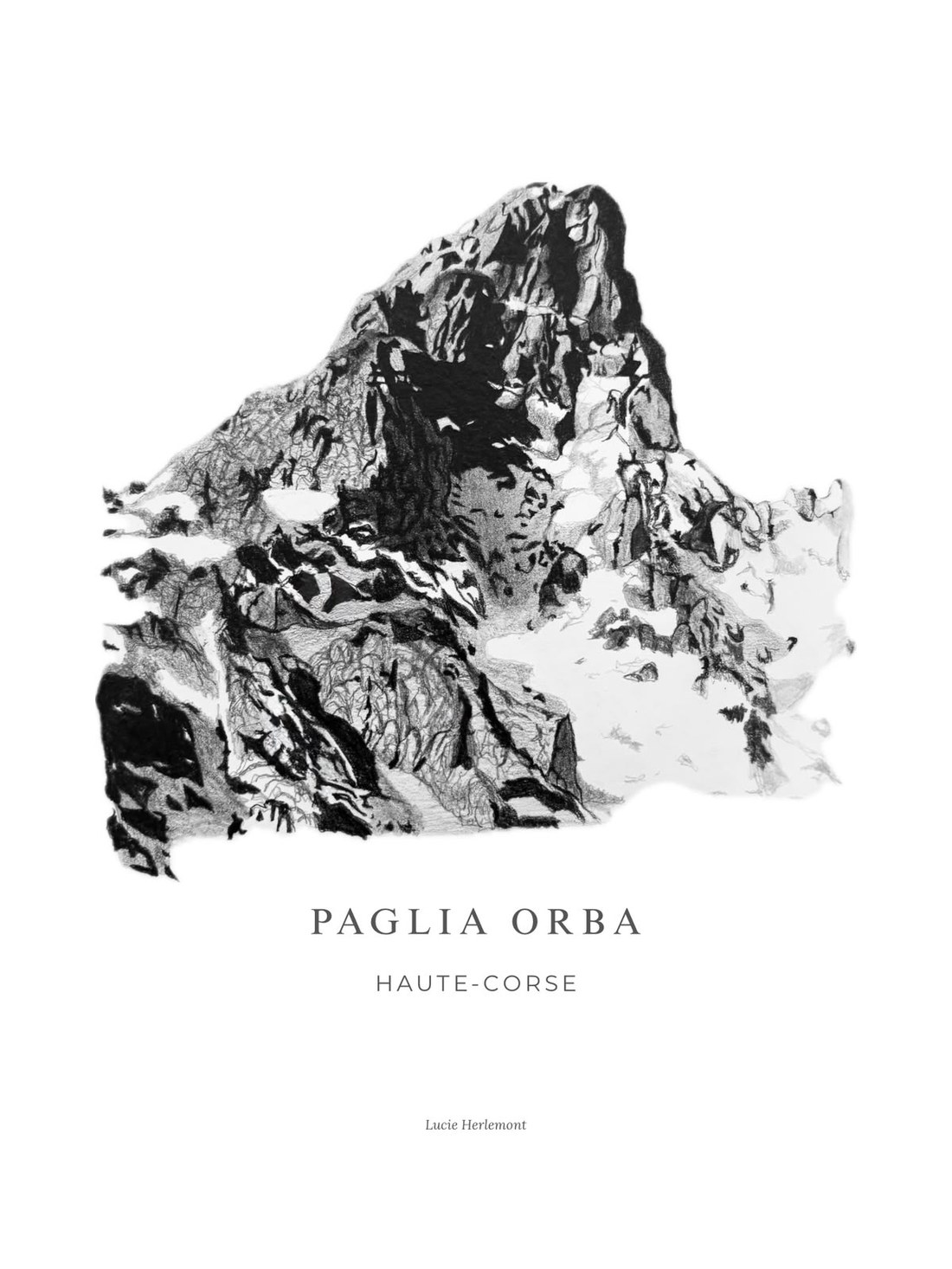 Affiche — reproduction du dessin original, Paglia Orba